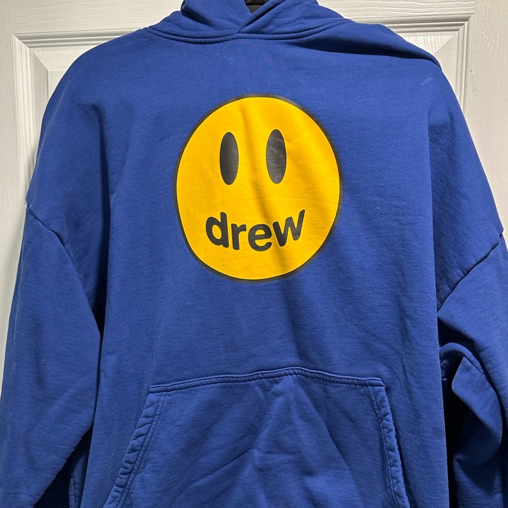 Drew House Hoodie Justin Bieber Blue/Ink